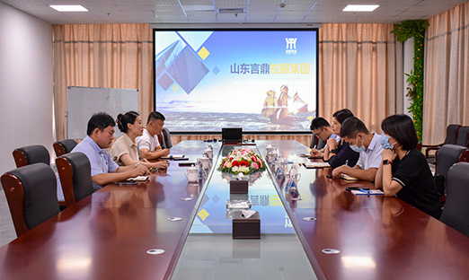日照国济医疗一众领导莅临易彩堂参观洽谈
