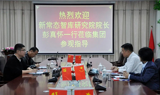 新常态智库研究院院长彭真怀领导一行莅临易彩堂集团参观指导，共谋发展新篇